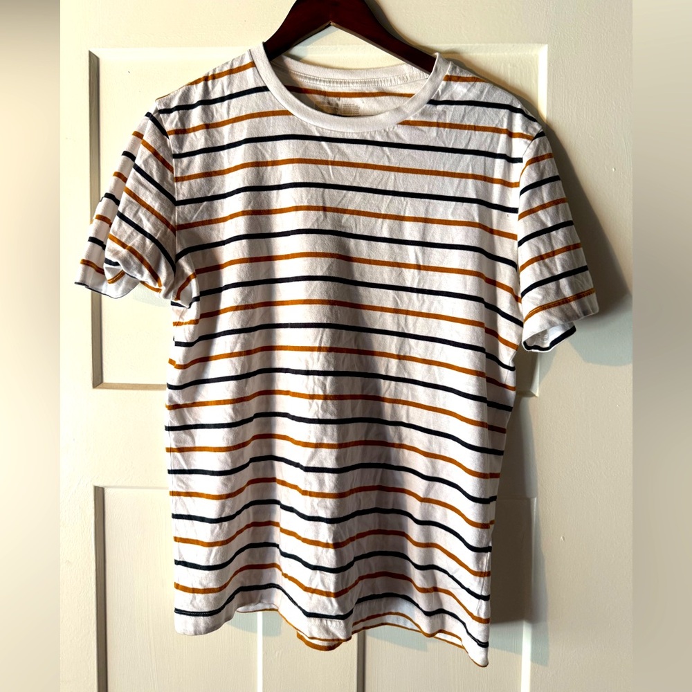 100% cotton men’s striped tee